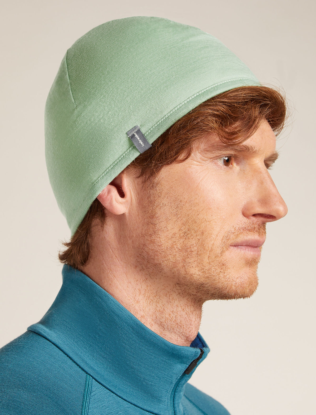 Bonnet de poche en mérinos Unisex Peridot/Seaglass - 4