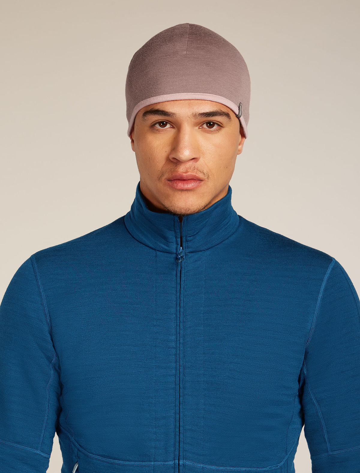 Bonnet de poche en mérinos Unisex Summit/Blush - 2