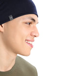 Unisex Merino 200 Pocket Hat Loden/Midnight Navy - 4