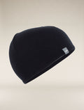 Unisex Merino 200 Pocket Hat Black/Gritstone Heather - 1