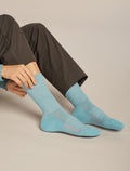 Women's Merino Lifestyle Light Crew Socks Hydro/Acid Pink - 2