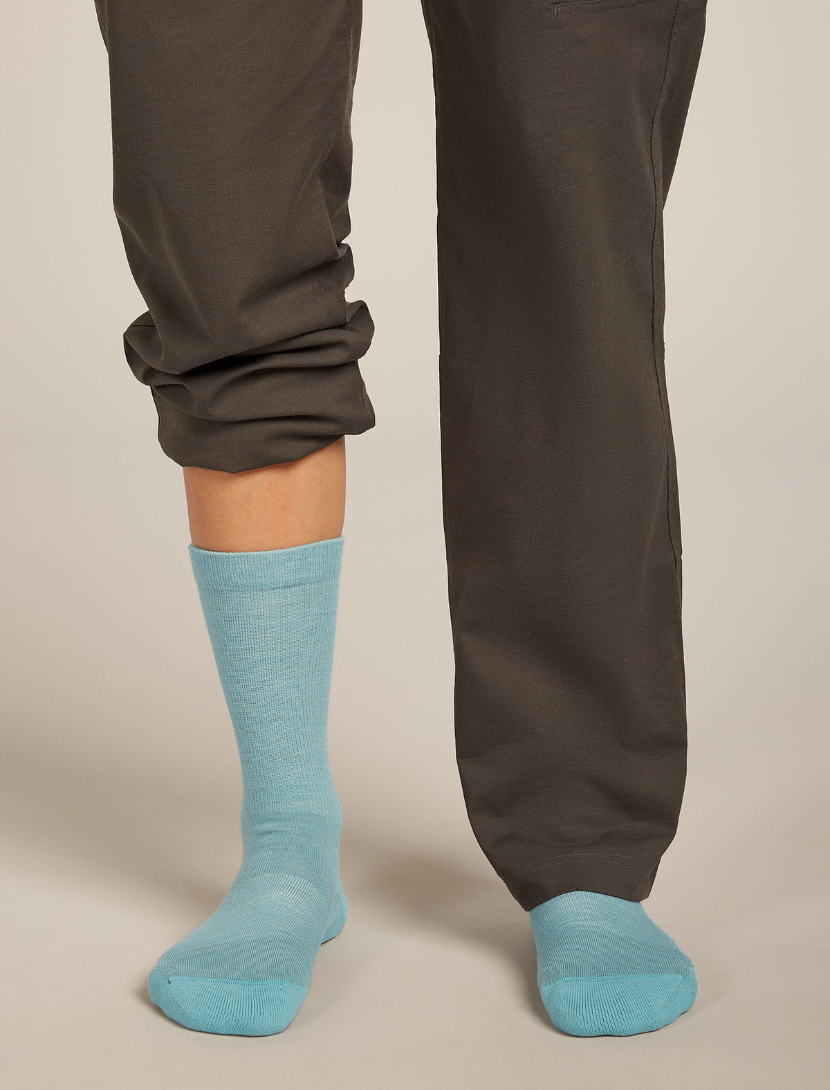 Women's Merino Lifestyle Light Crew Socks Hydro/Acid Pink - 3