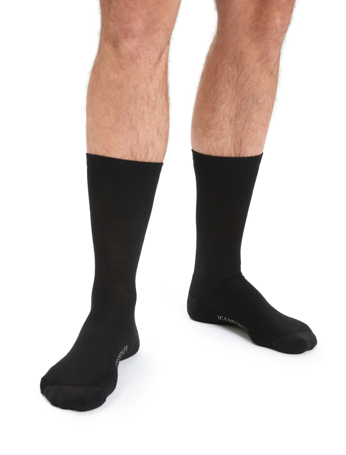 Chaussettes Vie quotidienne Lifestyle Light Crew en mérinos Men's Black - 3