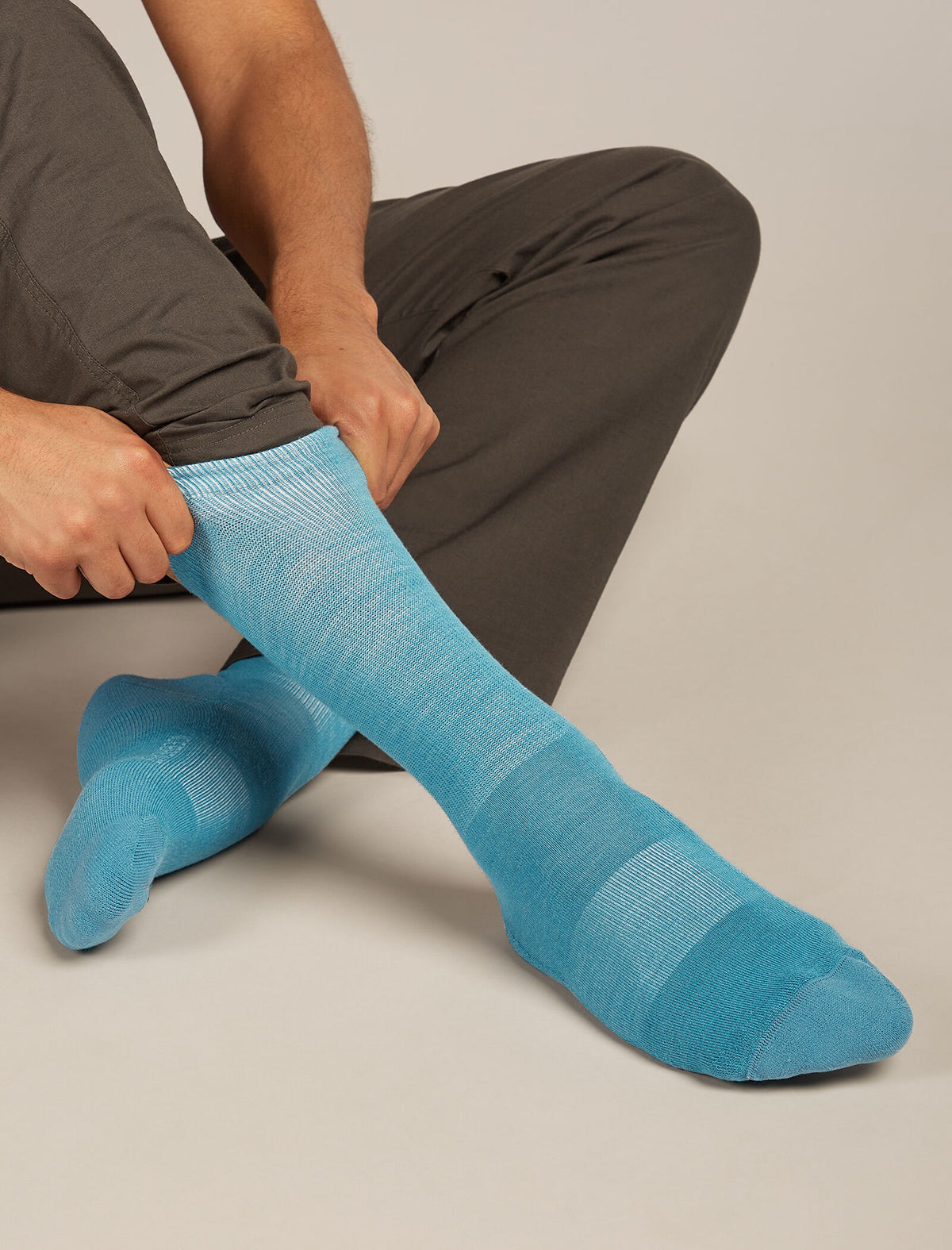 Chaussettes Vie quotidienne Lifestyle Light Crew en mérinos Men's Topaz/Hydro - 2