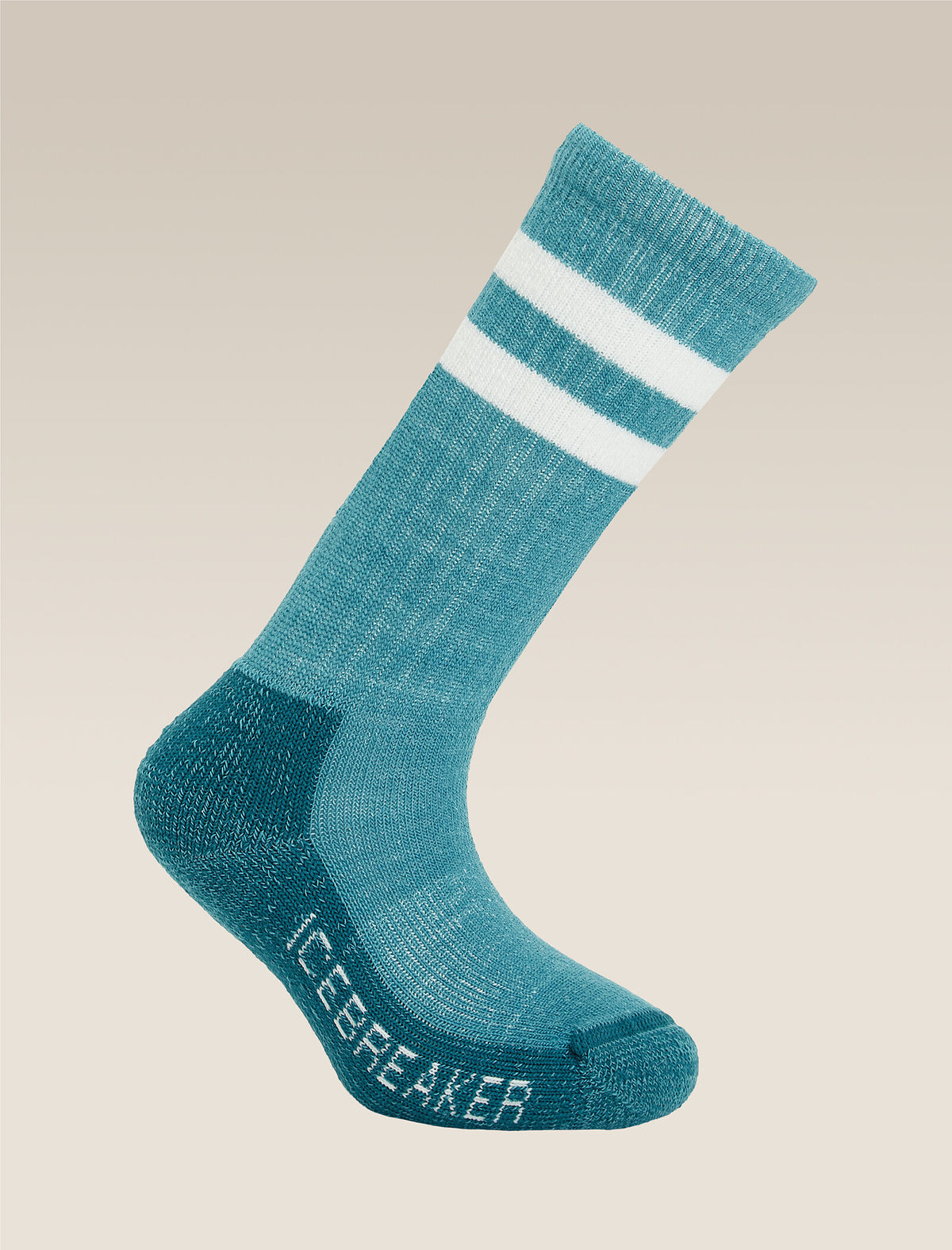 Kids’ Merino Blend Hike Light Crew Socks Topaz/Snow - 2